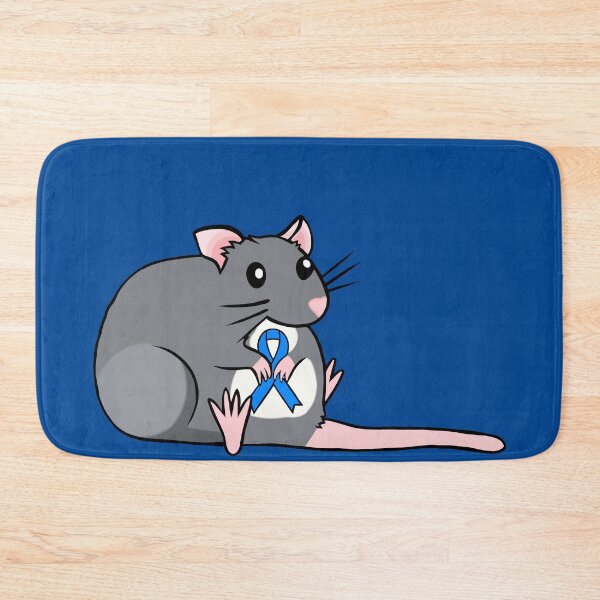 Item preview, Chubby Rat Awareness Ribbon (Blue) designed and sold by CaitlynConnor.