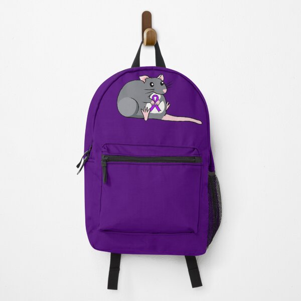 Item preview, Chubby Rat Awareness Ribbon (Purple) designed and sold by CaitlynConnor.