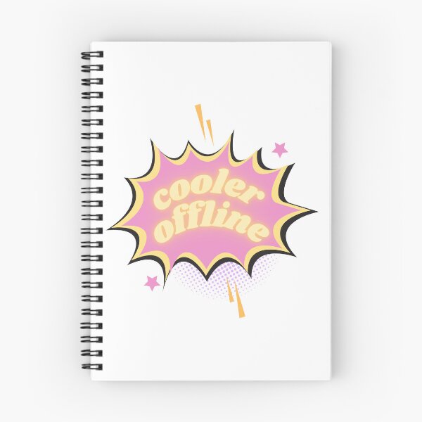 Item preview, Pink and Yellow Glowy COOLER OFFLINE Design designed and sold by BRITTSTICKERSS.