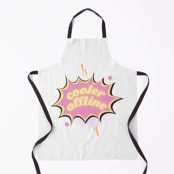 Item preview, Pink and Yellow Glowy COOLER OFFLINE Design designed and sold by BRITTSTICKERSS.