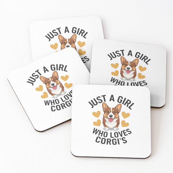 Item preview, Just A Girl Who Loves Corgis - Heart Design designed and sold by Peter Stawicki.