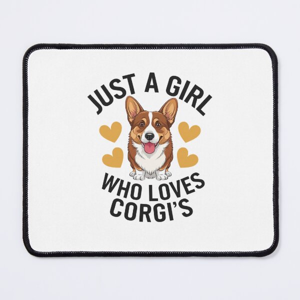 Item preview, Just A Girl Who Loves Corgis - Heart Design designed and sold by Peter Stawicki.