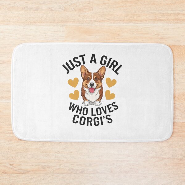 Item preview, Just A Girl Who Loves Corgis - Heart Design designed and sold by Peter Stawicki.