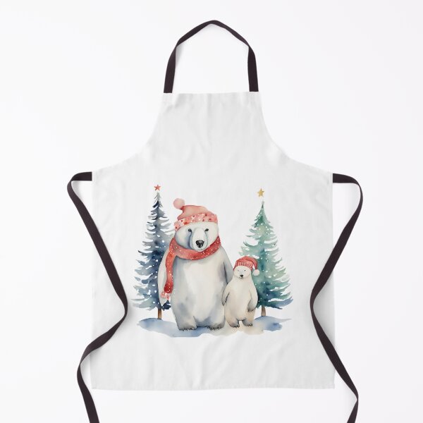 Item preview,   Polar Bears Watercolor,  Polar Bear Family, north pole,arctic, snow, winter,climat change, national recycling day designed and sold by KolorellaS.