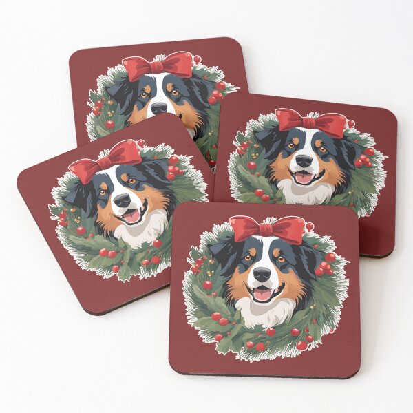 Item preview, Jolly Christmas - Australian Shepherd Nose Edition designed and sold by GoodyPaws.