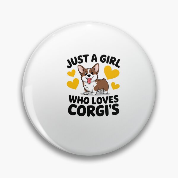 Item preview, Just A Girl Who Loves Corgi Puppy - Heart Design designed and sold by Peter Stawicki.
