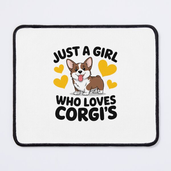 Item preview, Just A Girl Who Loves Corgi Puppy - Heart Design designed and sold by Peter Stawicki.