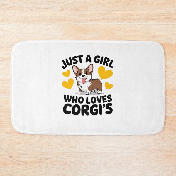 Item preview, Just A Girl Who Loves Corgi Puppy - Heart Design designed and sold by Peter Stawicki.