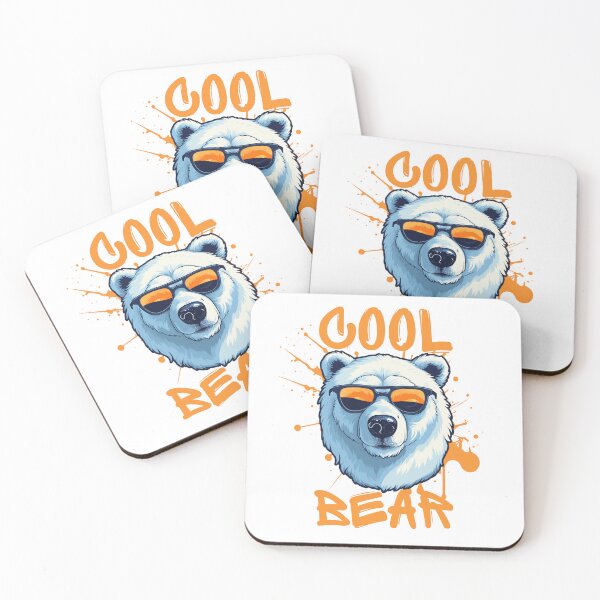 Item preview, Cool Bear with sunglasses designed and sold by nourstudio.
