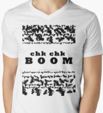 Lots of guns - Chk Chk BOOOM Men's V-Neck T-Shirt