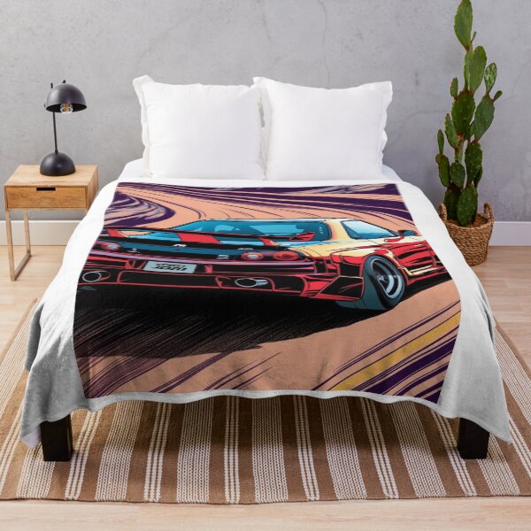 Artikelvorschau, JDM, Auto, rot, Spoiler, Schnell, Japan, 90er Jahre, Drift, Kyoto, Japanisch, Vintage Japanisch, Retro Japanisch, entworfen und verkauft von tshirtart2024.