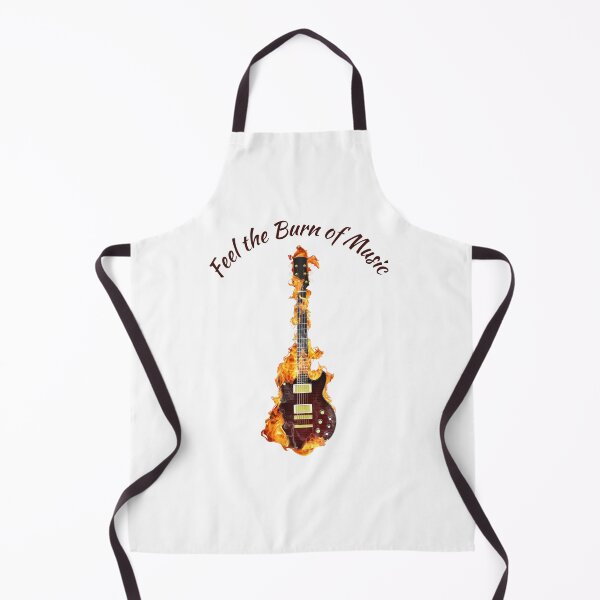Item preview, Fiery Guitar Passion, Burned by the Beat, Flaming Guitar Soul, Rock and Roll Fire, Guitar on Fire designed and sold by TolgaSal.
