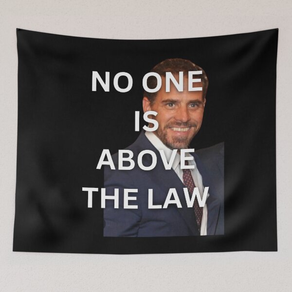 Item preview, No One Is Above The Law Hunter Biden designed and sold by Flirt-Teez.