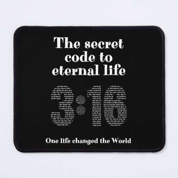 Item preview, 3:16 from John the evangelist, religious, the secret code to eternal life  designed and sold by coloursforkids.