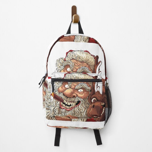Item preview, crazy santa and wild reindeer designed and sold by ArtiVibe01.
