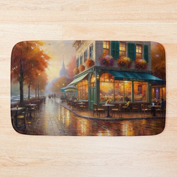 Item preview, Golden Hour at the Corner Café designed and sold by BlareBlare.