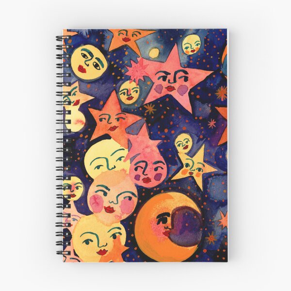 Item preview, Retro Celestial Pattern for College Dorm Decor 90sIllustrator Jemma Jamie SKidmore  designed and sold by Jemma Jamie Skidmore.