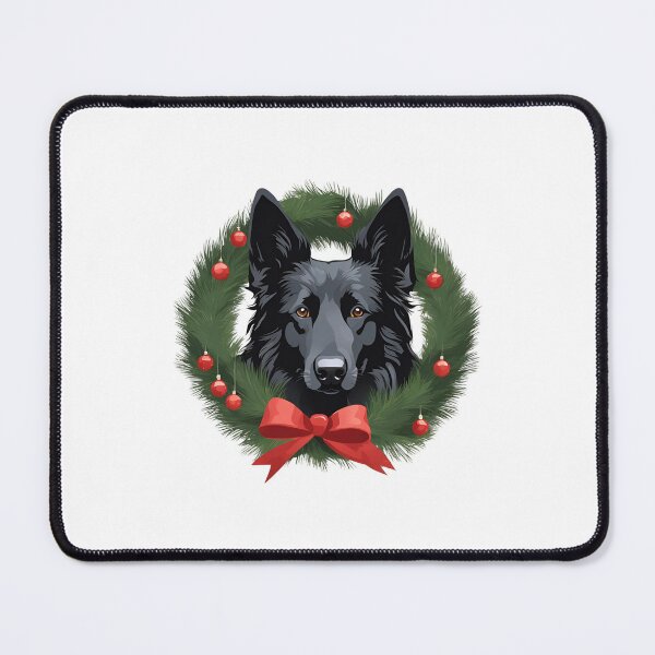 Item preview, Jolly Christmas - Belgian Shepherd Groenendael Nose Edition designed and sold by GoodyPaws.