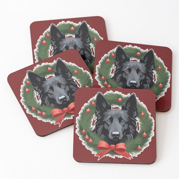 Item preview, Jolly Christmas - Belgian Shepherd Groenendael Nose Edition designed and sold by GoodyPaws.