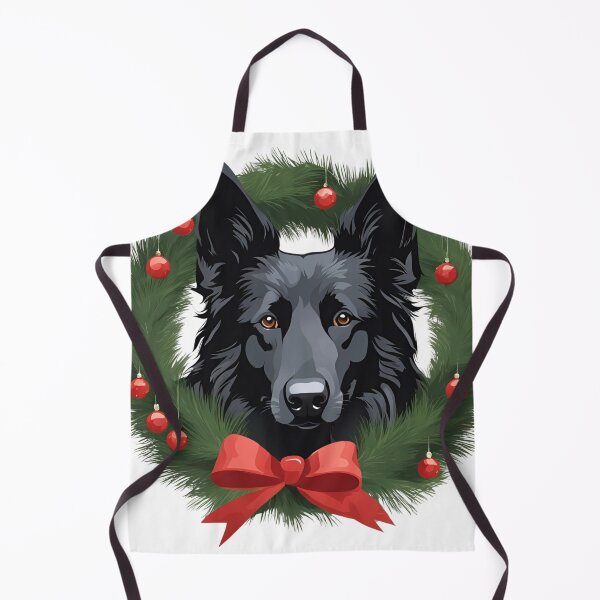 Item preview, Jolly Christmas - Belgian Shepherd Groenendael Nose Edition designed and sold by GoodyPaws.