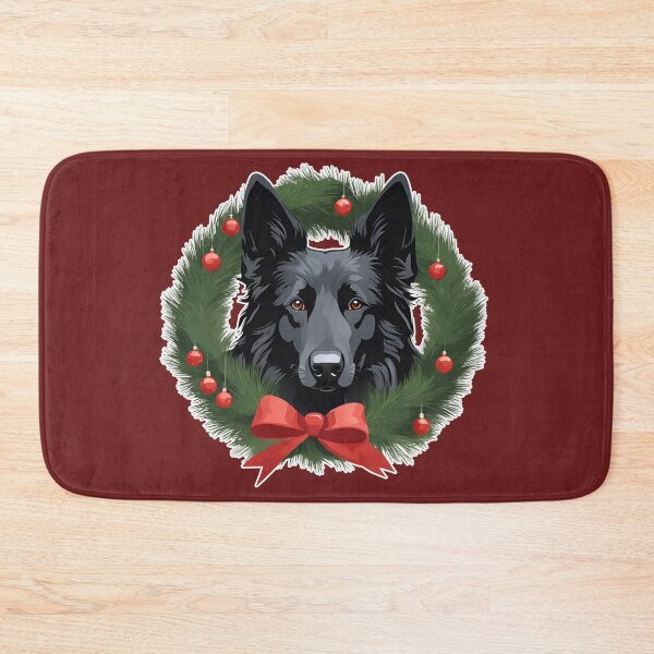 Item preview, Jolly Christmas - Belgian Shepherd Groenendael Nose Edition designed and sold by GoodyPaws.