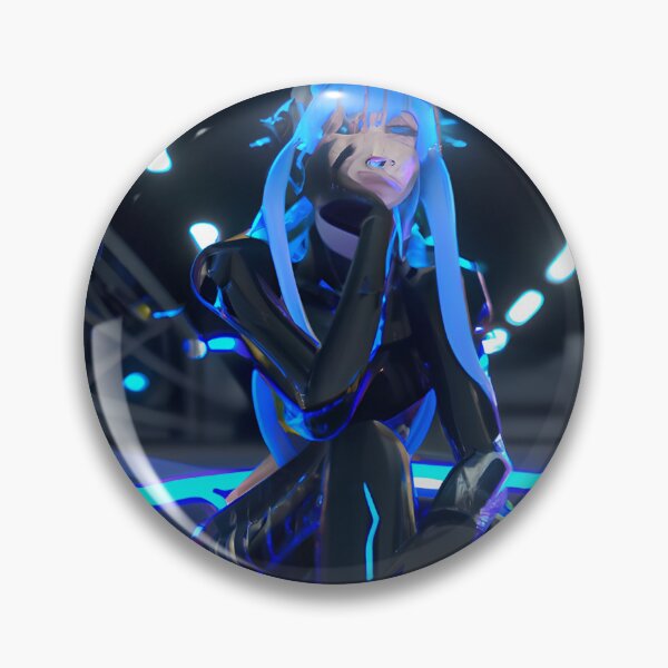 Item preview, Cyber Girl, Neon Blue designed and sold by Chubuter.