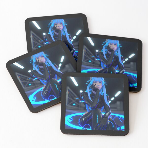 Item preview, Cyber Girl, Neon Blue designed and sold by Chubuter.