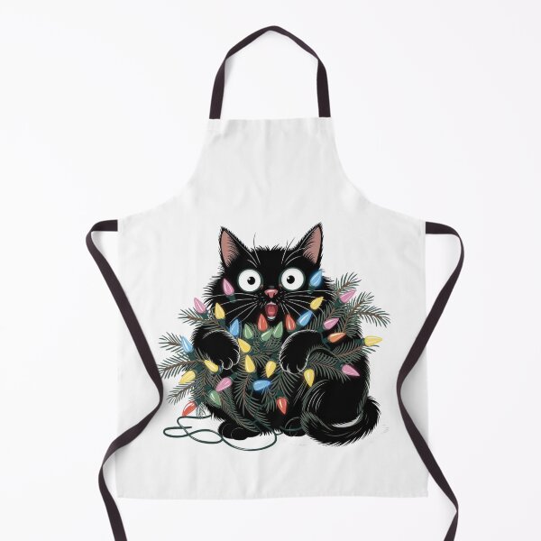 Item preview,  Funny Christmas Cat, Meowy Christmas, Santa's little helper, Be happy designed and sold by KolorellaS.