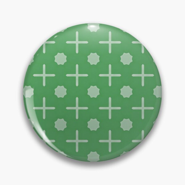 Item preview, Green Background with Cross and Star Shapes designed and sold by Genie-0750.