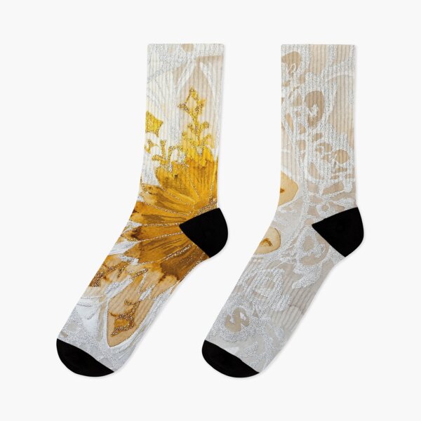 Item preview, Radiant Golden Flower with Intricate Lace Design designed and sold by Cris888.
