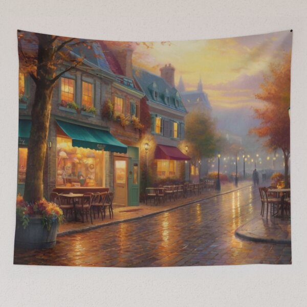 Item preview, Golden Leaves and Warm Café Lights designed and sold by BlareBlare.