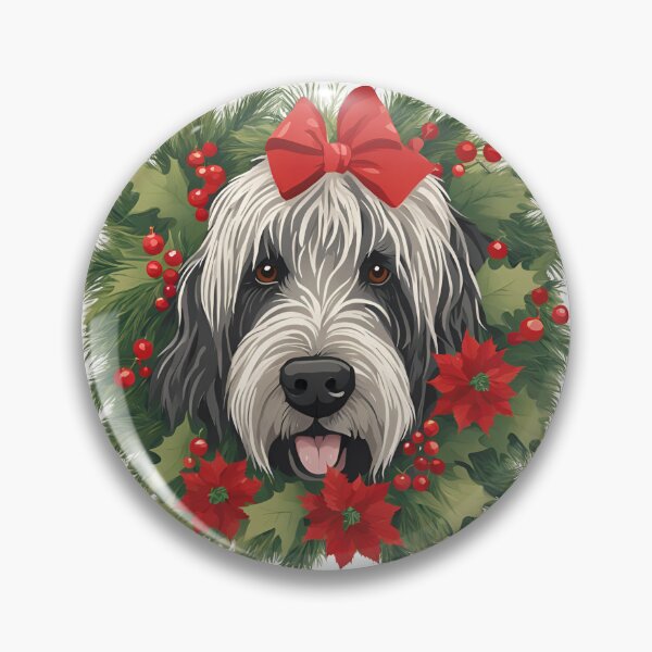 Item preview, Jolly Christmas - Briard Nose Edition designed and sold by GoodyPaws.