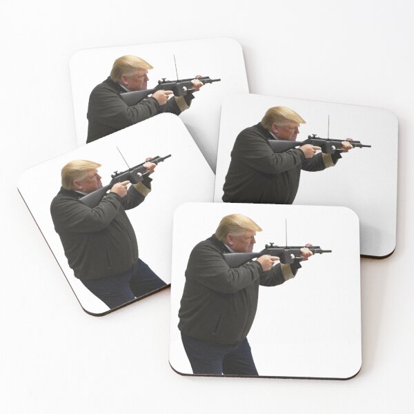 Item preview, DONALD TRUMP SHOOTING M*16  designed and sold by zangess1.