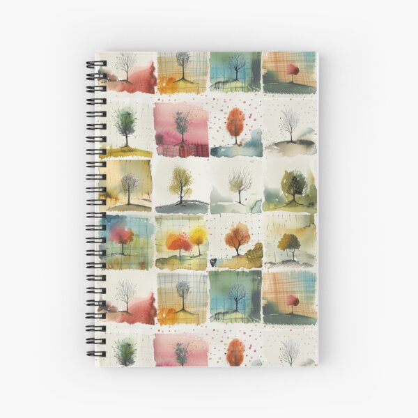 Item preview, Seasonal Trees on Abstract Plaid Patterns #2 designed and sold by ellieknight911.