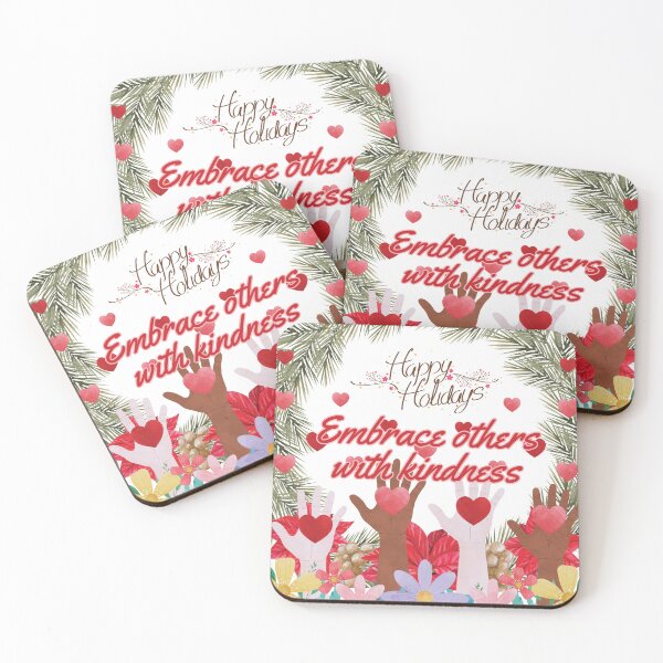 Item preview, Embrace Others With Kindness Happy Holidays XM8 designed and sold by HappyHavenStu.