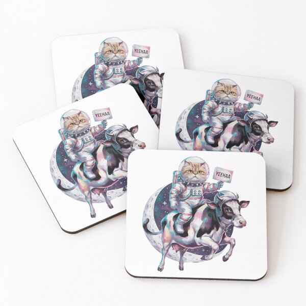 Item preview, Cute Astronaut Cat - Cow Jumped Over The Moon - Conspiracy Theory designed and sold by Conspiracy Crew.