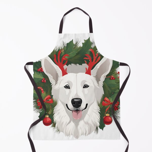 Item preview, Jolly Christmas - White Swiss Shepherd Nose Edition designed and sold by GoodyPaws.