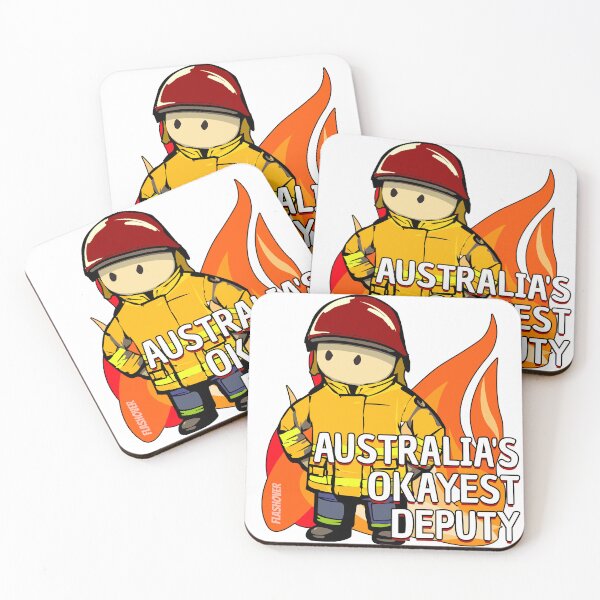 Item preview, Australia's Okayest Deputy designed and sold by Flashover.