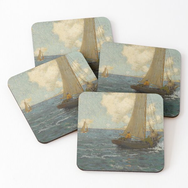 Item preview, Granville Redmond - Sailboats on calm seas (1906) designed and sold by mayanobu.