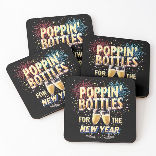 Item preview, Poppin' Bottles for the New Year designed and sold by eajob.