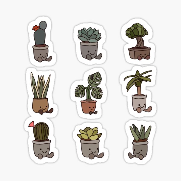 Vista previa del artículo con la obra «Lindos peluches de plantas», diseñado y vendido por lalashellsArt.