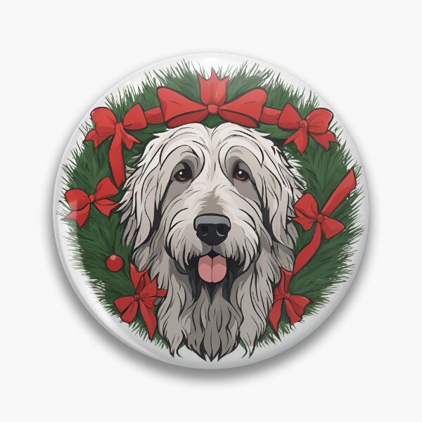 Item preview, Jolly Christmas - Bergamasco Shepherd Nose Edition designed and sold by GoodyPaws.