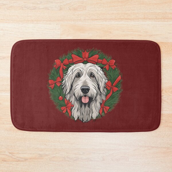 Item preview, Jolly Christmas - Bergamasco Shepherd Nose Edition designed and sold by GoodyPaws.