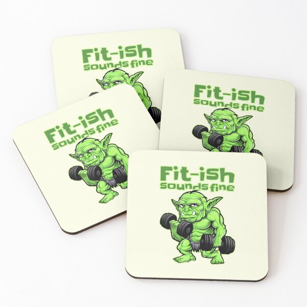 Item preview, Fit-ish sounds fine with a Green Troll Lifting Dumbbells designed and sold by SplashTastic.