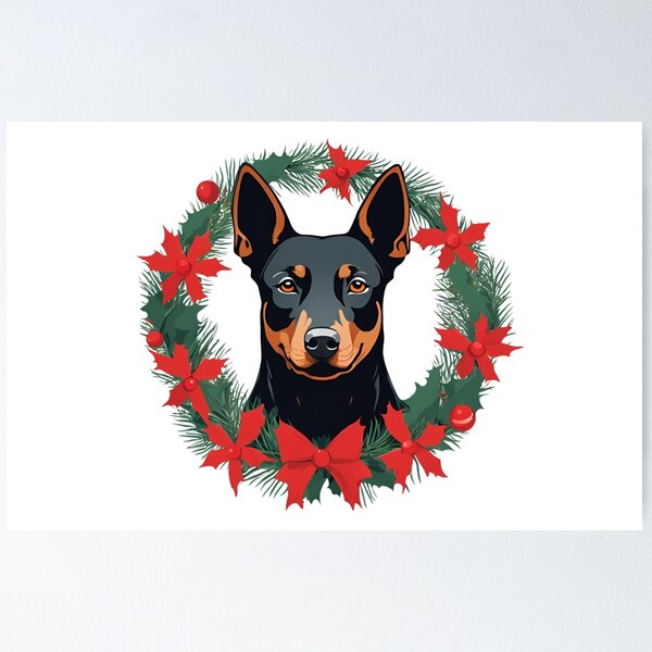 Item preview, Jolly Christmas - Australian Kelpie Nose Edition designed and sold by GoodyPaws.