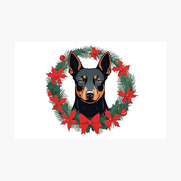 Item preview, Jolly Christmas - Australian Kelpie Nose Edition designed and sold by GoodyPaws.