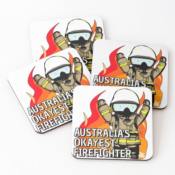Item preview, El bombero más bueno de Australia (WA) designed and sold by Flashover.