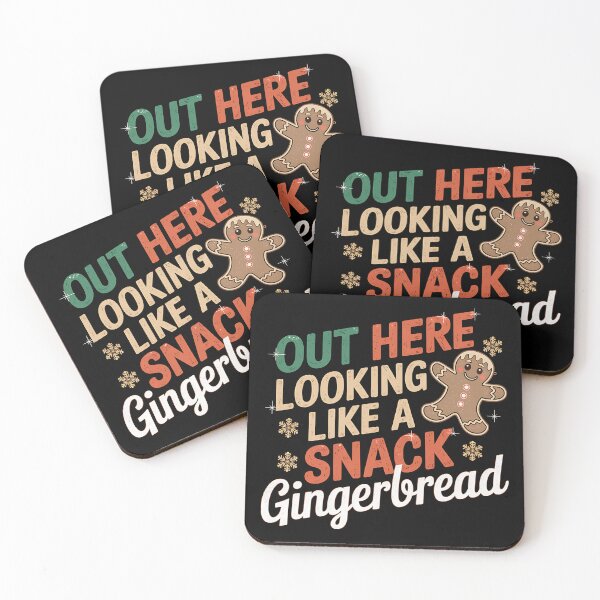 Item preview,  Out Here Looking Like A Snack Gingerbread - This funny gift is perfect for lovers of holiday humor and sweet vibes! designed and sold by ZyziowskyArt.