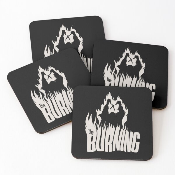 Item preview, The Burning 80s horror movie white designed and sold by LapinMagnetik.