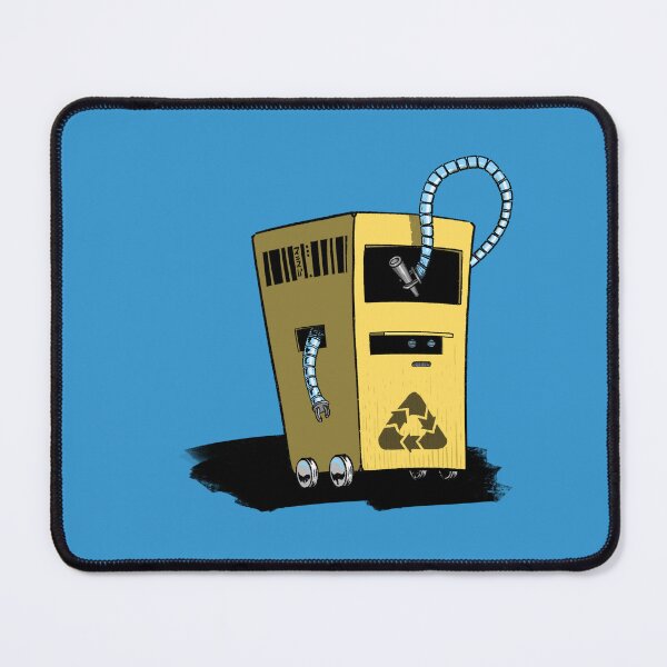 Item preview, Robbi the garbage droid designed and sold by Michael Walker-Toye Illustrations.